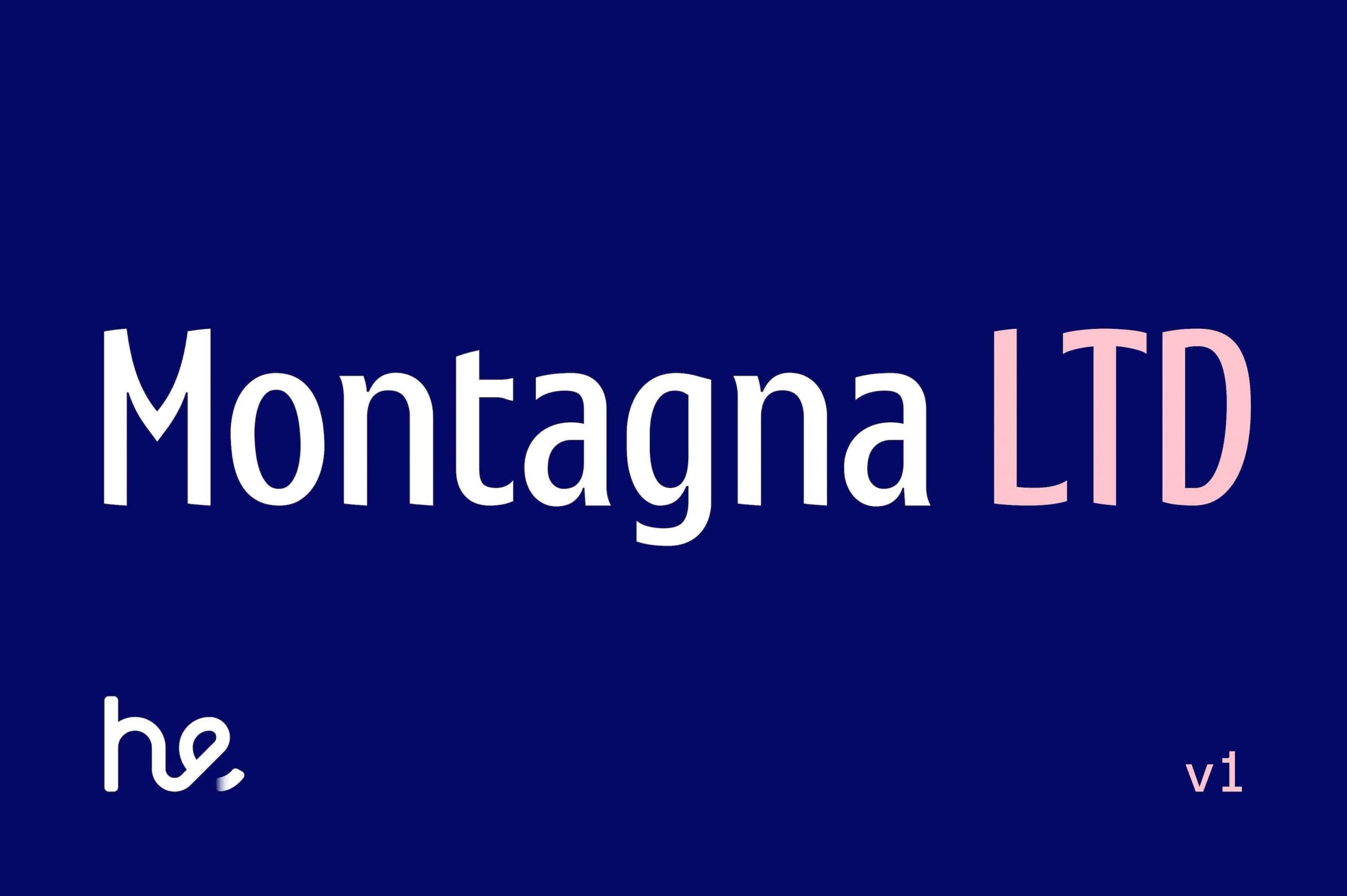 Montagna LTD Font Free Download