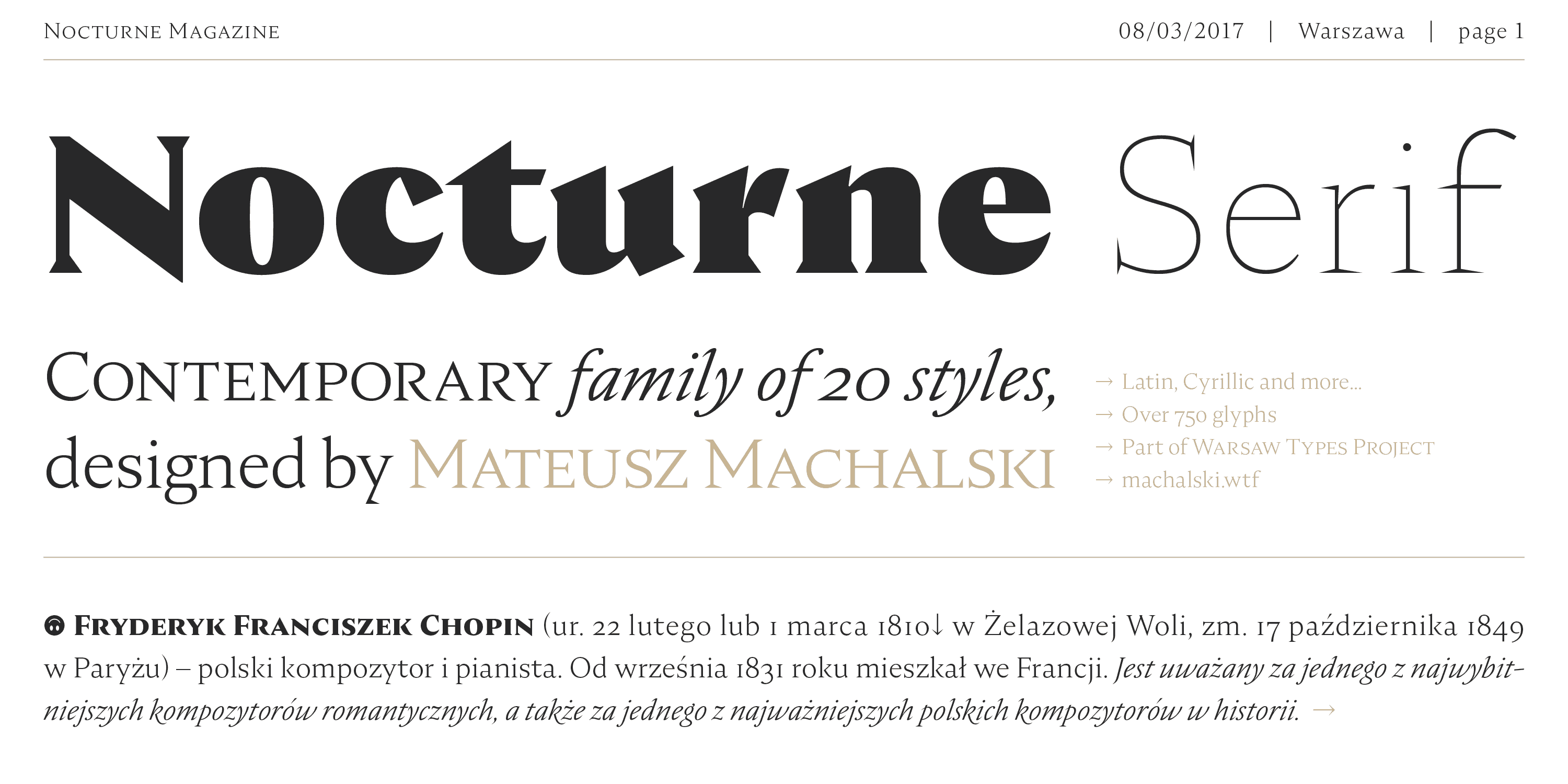 Nocturne Serif Font Free Download