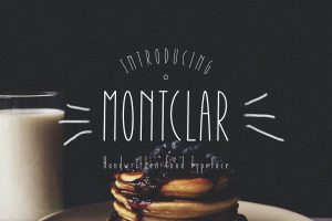 Montclar (Food Icons) Font Free Download