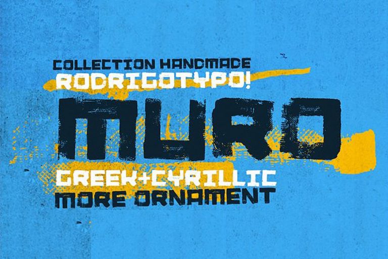 Muro (Ornament, Cyrillic, Greek) Font Free Download