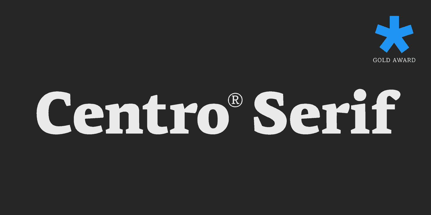 PF Centro Serif Pro Font Free Download