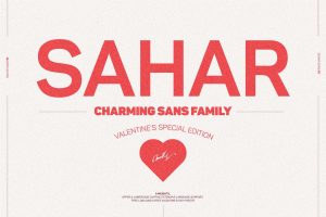 Sahar Sans Family (Early Bird Price) Font Free Download