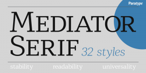 Mediator Serif Font Free Download