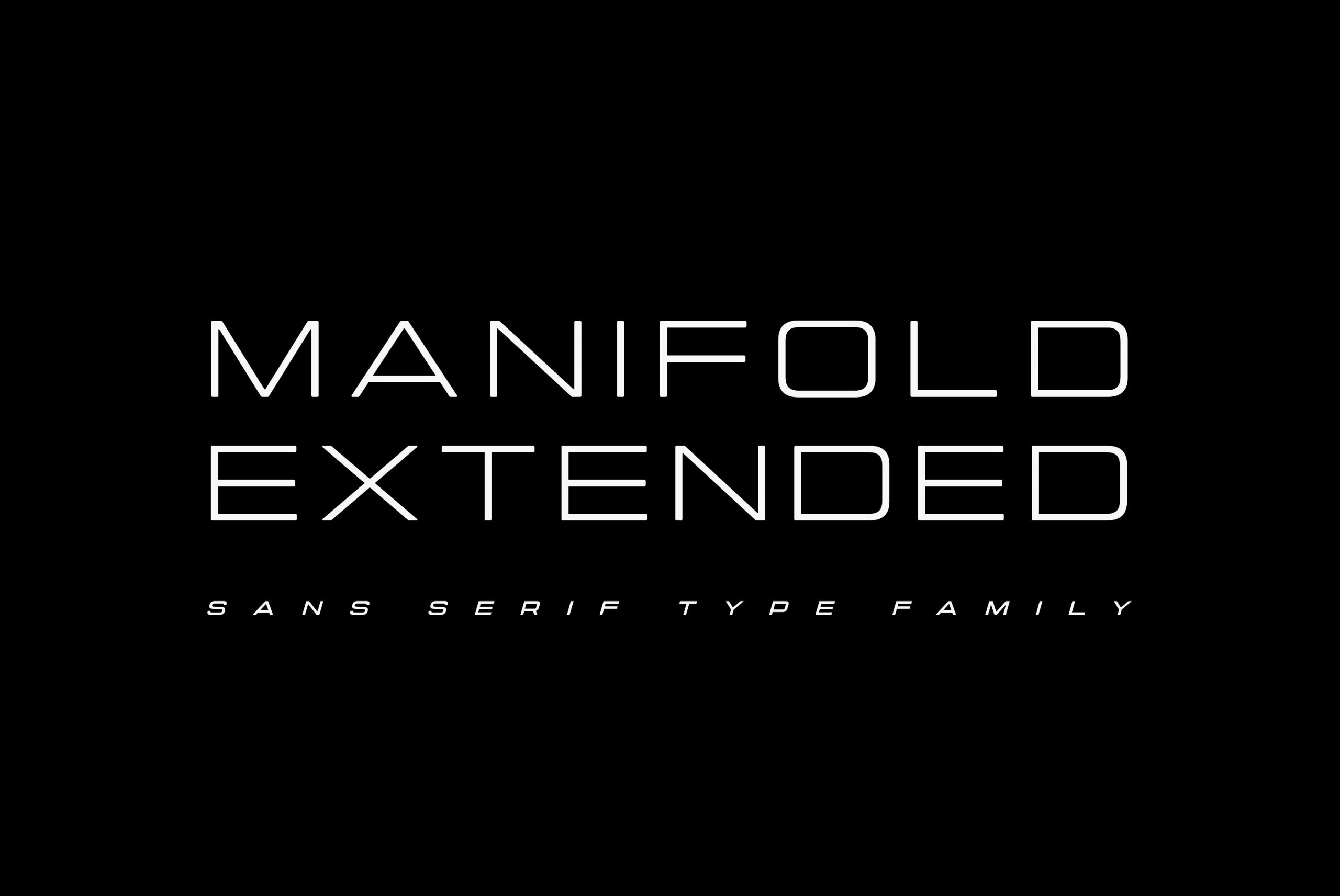 Manifold Extended CF wide sans serif Font Free Download