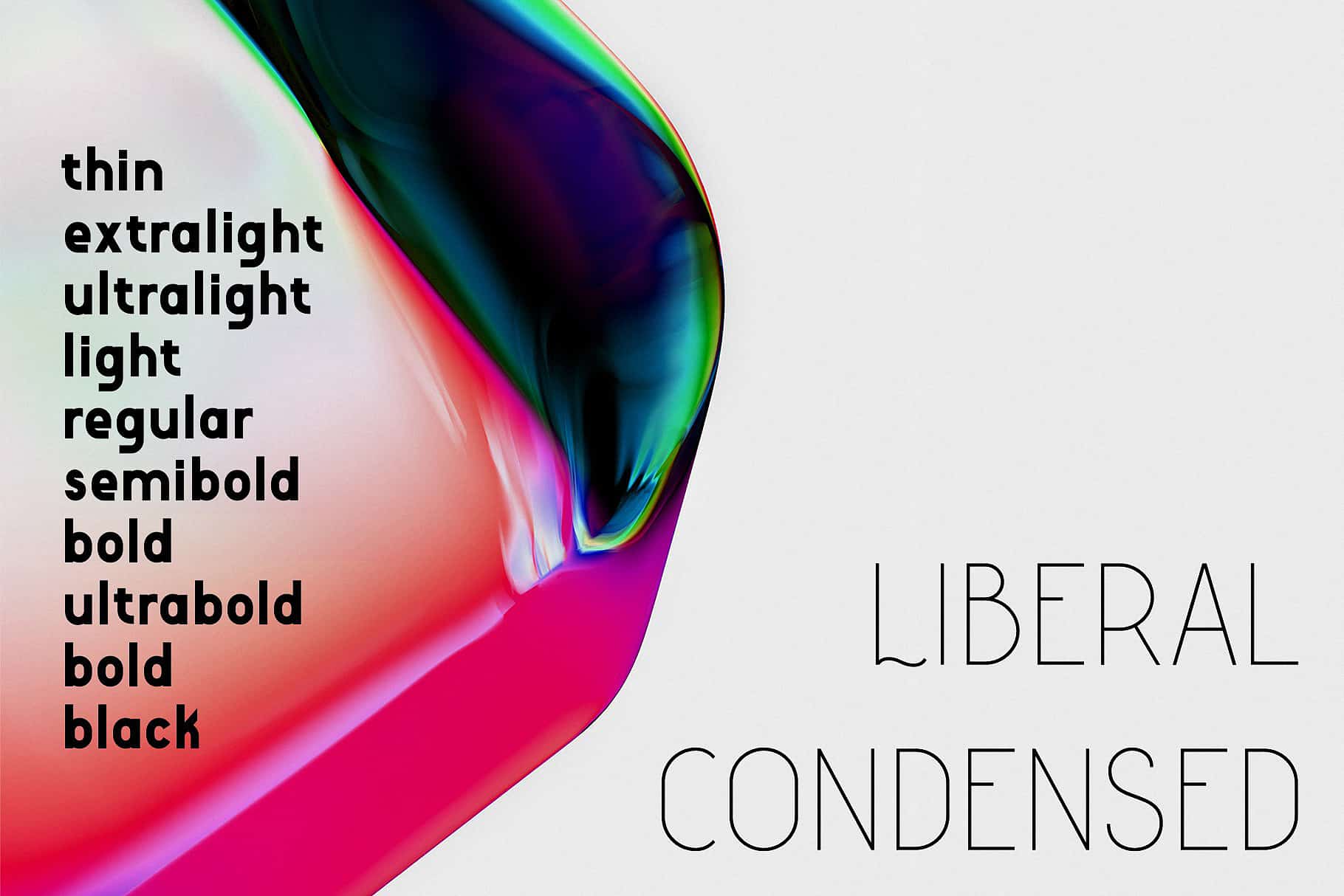 Liberal family Condensed Font Free Download
