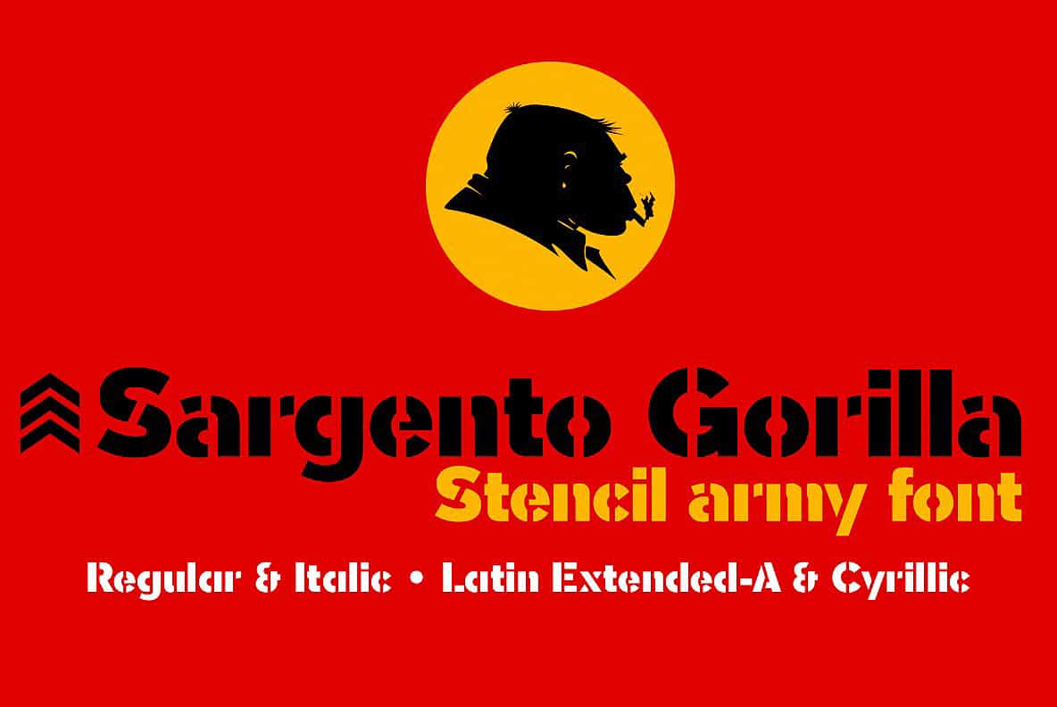 Sargento Gorila Font Free Download