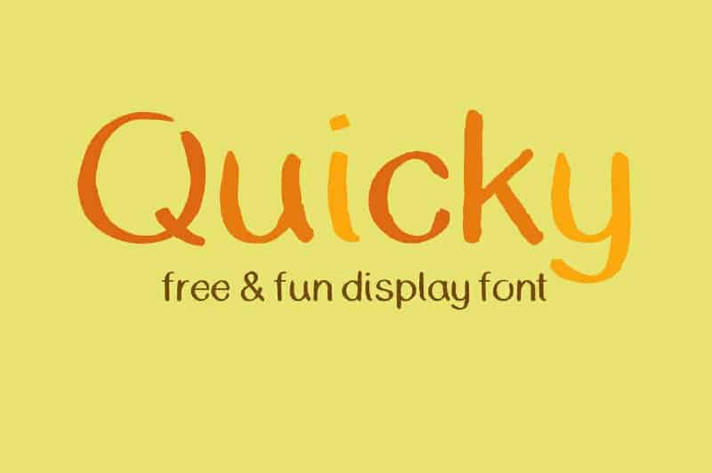 Quicky Font Free Download