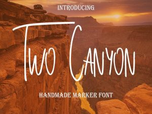 Two Canyon Font Free Download