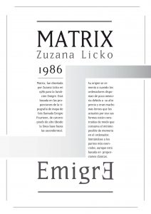 Matrix [1986 – Zuzana Licko] Font Free Download