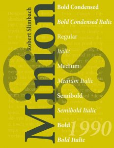 Minion [1990 – Robert Slimbach] Font Free Download