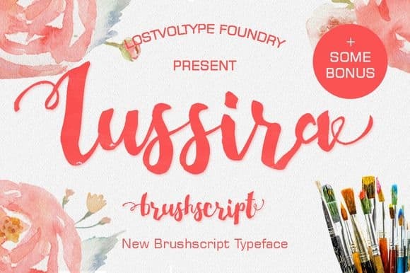 Lussira Brushscript Font Free Download