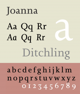 Joanna [1930 – Eric Gill] Font Free Download