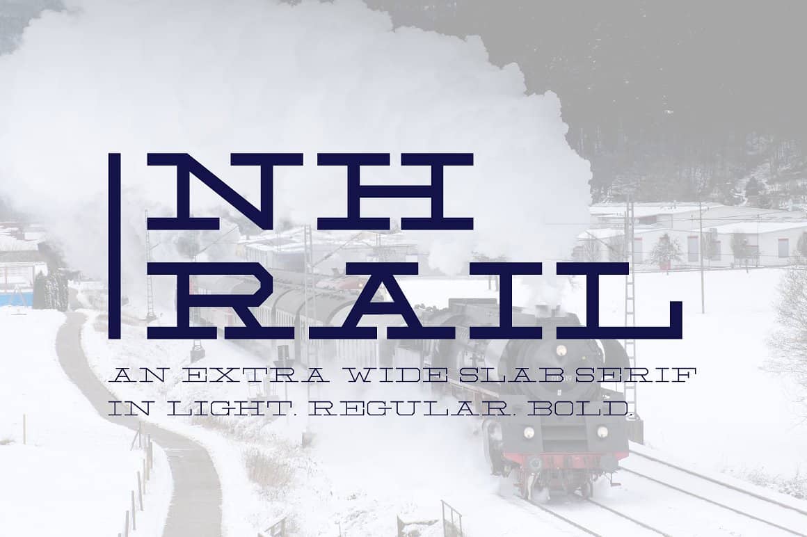 NH Rail Font Free Download