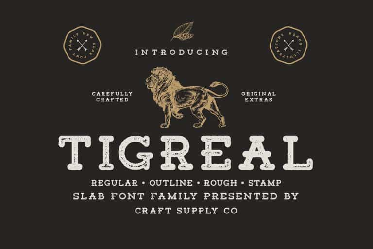 Tigreal Font Free Download