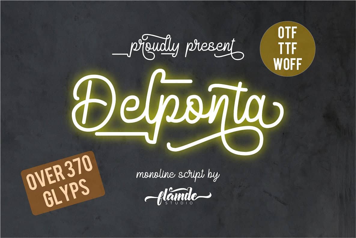 Delponta Font Free Download