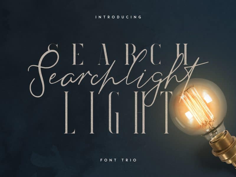 Search light Font Free Download