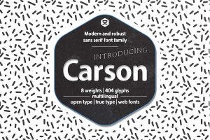 Carson Outline Font Free Download