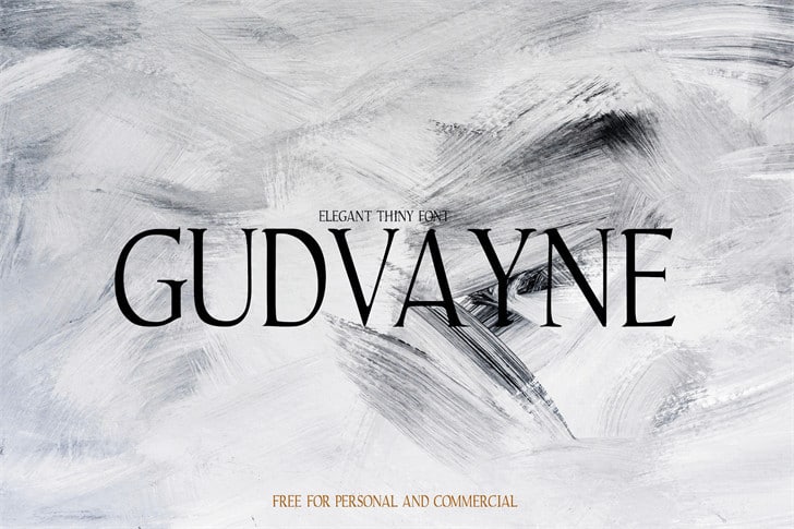 Gudvayne Font Free Download
