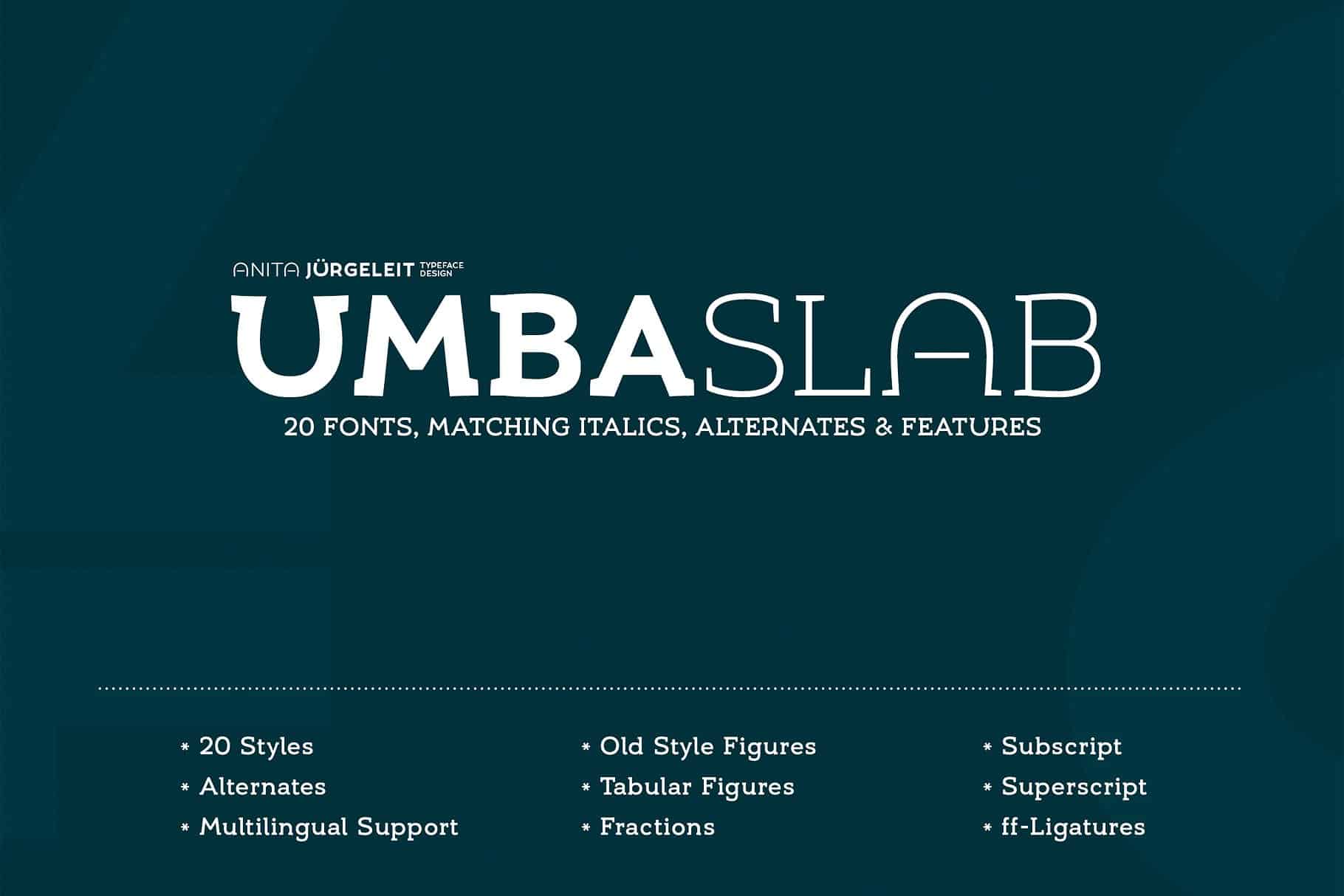 Umba Slab Font Free Download