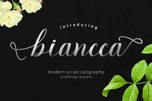 Biancca script Font Free Download
