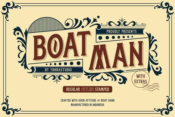 Boatman Font Free Download