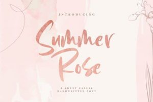 Summer Rose Font Free Download
