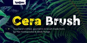 Cera Brush Font Free Download