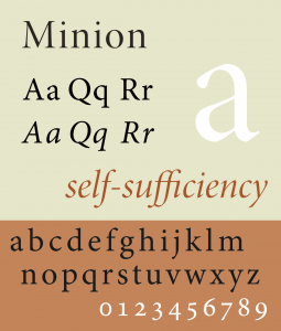 Minion [1990 – Robert Slimbach] Font Free Download