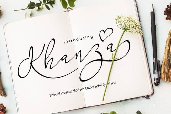 Khanza Script Font Free Download