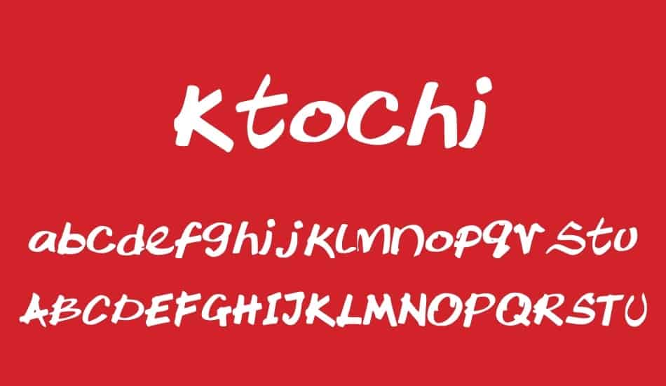 Ktochi Font Free Download