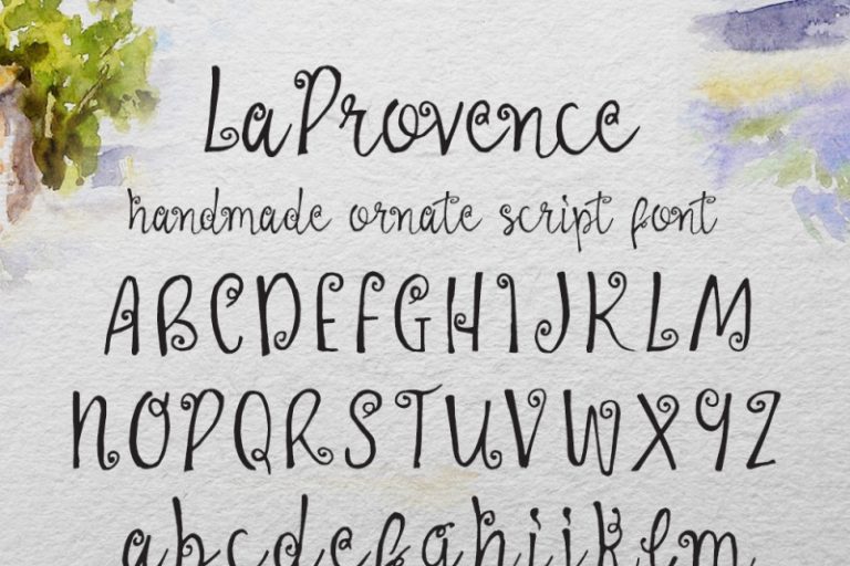 La Provence Typeface Font Free Download