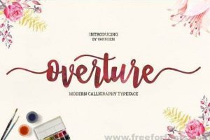 Overture Font Free Download