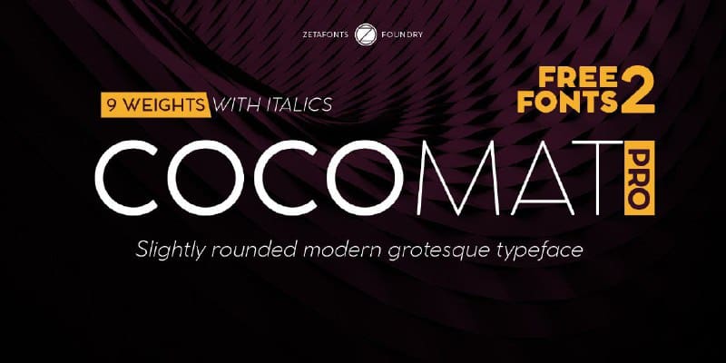 Cocomat Pro Font Free Download