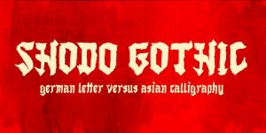 Shodo Gothic Font Free Download