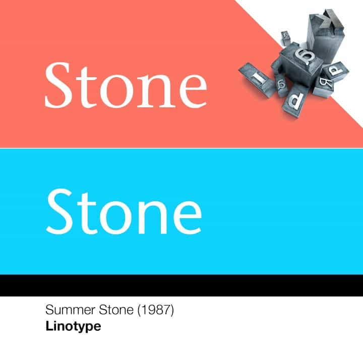 Stone [1987 – Summer Stone] Font Free Download
