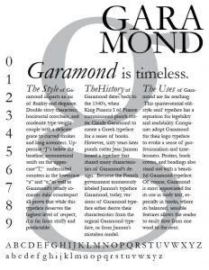 Garamond [1530 – Claude Garamond] Font Free Download