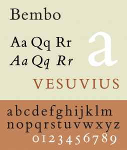 Bembo [1496 – Francesco Griffo] Font Free Download