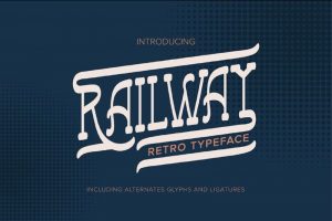 Railway Retro Font Free Download