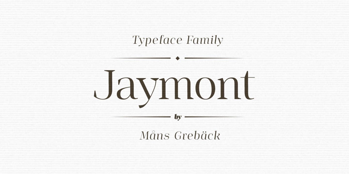 Jaymont Font Free Download