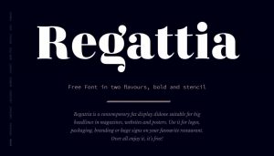 Regattia (v1.0) Font Free Download