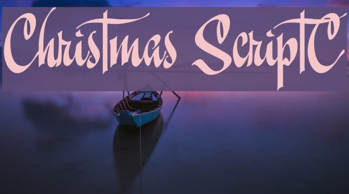 Christmas ScriptC Font Free Download