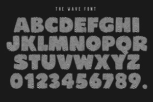 The Wave Font Free Download