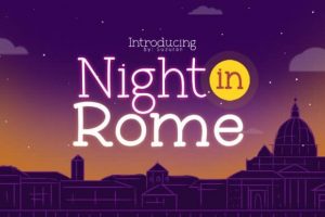 Night in Rome Font Free Download