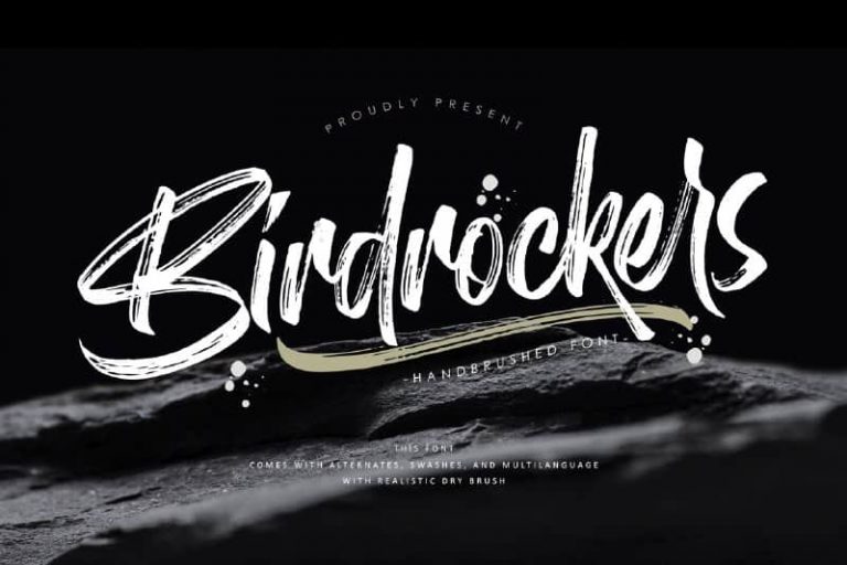 Birdrockers Font Free Download