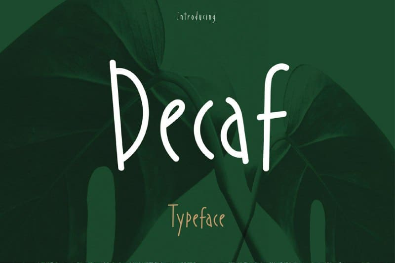Decaf Font Free Download