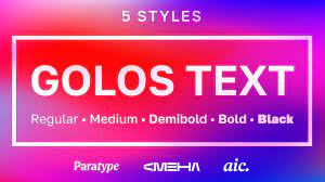 Golos Text Font Free Download