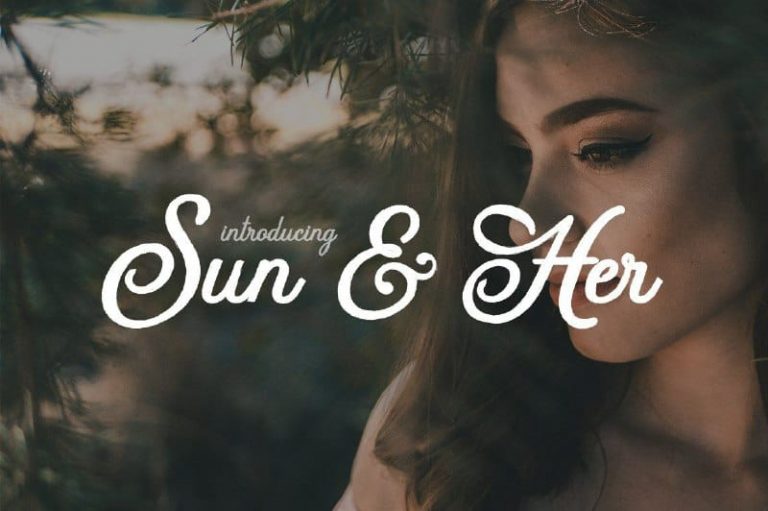 Sun&Her Font Free Download
