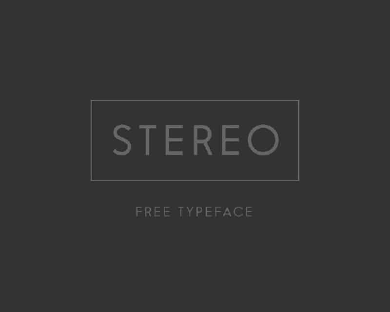 Stereo Font Free Download
