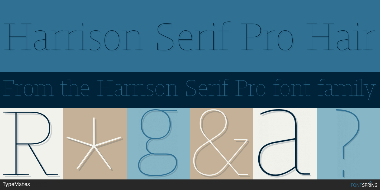 Harrison Serif Pro Font Free Download
