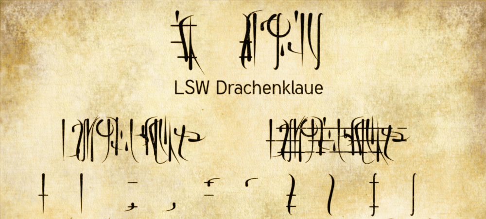 LSW Drachenklaue Font Free Download